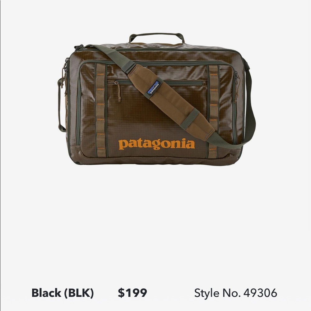Patagonia Black Hole MLC 45L Burnt Orange Bag